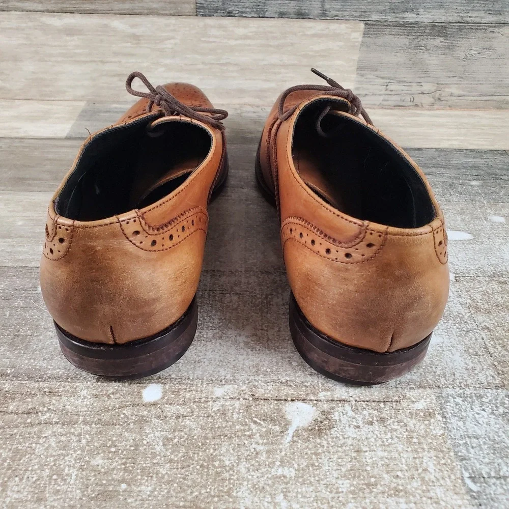 To Boot New York Adam‎ Derrick Mens Wingtip Oxford Sz 11 Brown Lace Up Boots